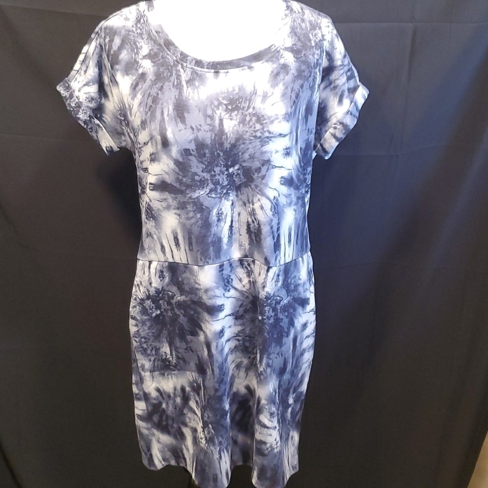 Gaiam Tie Dye Midi Dress SZ MD
